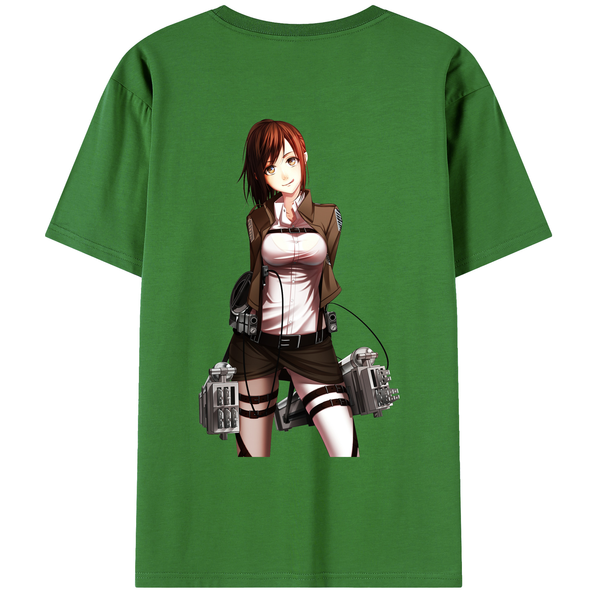 （画像用） 進撃の巨人 サシャ·ブラウス Attack on Titan Sasha Blaus レディース半袖Tシャツ(バックプリント)